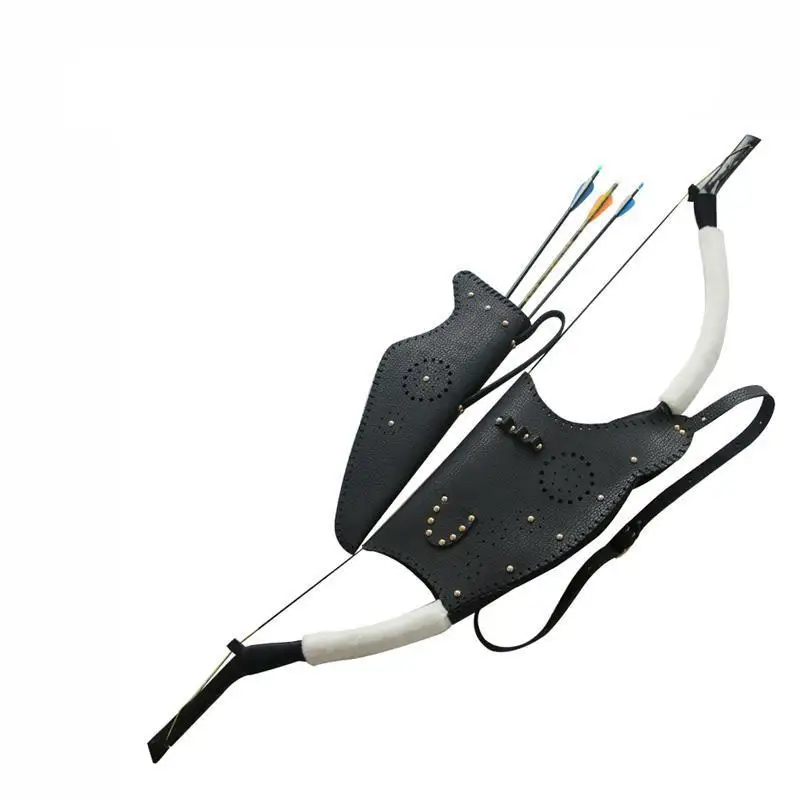 Arrow Quiver Hold Arrows Bow Bag Case Durable Black Leather for Archery Outdoor Hunting Shooting Without Arrows and Bow
Arrow Quiver Hold Arrows Bow Bag Case Durable Black Leather for Archery Outdoor Hunting Shooting Without Arrows and Bow