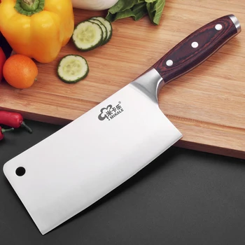 Liang Da 7 inch Stainless Steel Kitchen Chopping Knife Meat Bone Steak Vegetable Cleaver Chef Knife Cooking Tool Accessories 
Liang Da 7 inch Stainless Steel Kitchen Chopping Knife Meat Bone Steak Vegetable Cleaver Chef Knife Cooking Tool Accessories