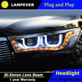 Lampever Styling for Toyota Highlander Headlights 2014-2015 New Kluger LED Headlight drl Lens Double Beam H7 HID Xenon
Lampever Styling for Toyota Highlander Headlights 2014-2015 New Kluger LED Headlight drl Lens Double Beam H7 HID Xenon