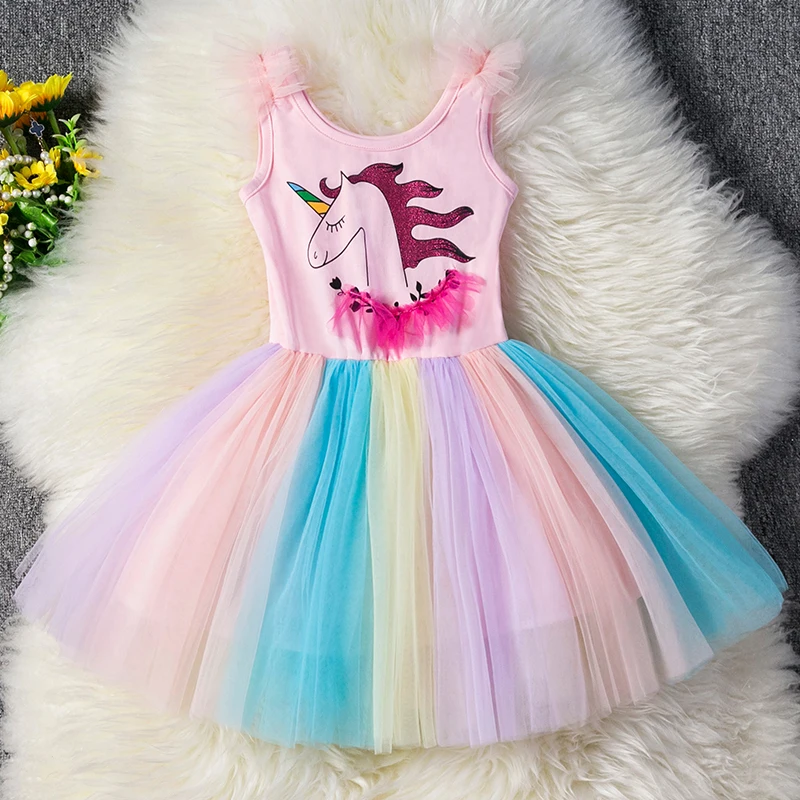 Fancy Baby Girl Unicorn Vestido Sleeveless Summer Dress Girl Birthday Party Clothes Kids Dresses For Girls Children Clothing
Fancy Baby Girl Unicorn Vestido Sleeveless Summer Dress Girl Birthday Party Clothes Kids Dresses For Girls Children Clothing