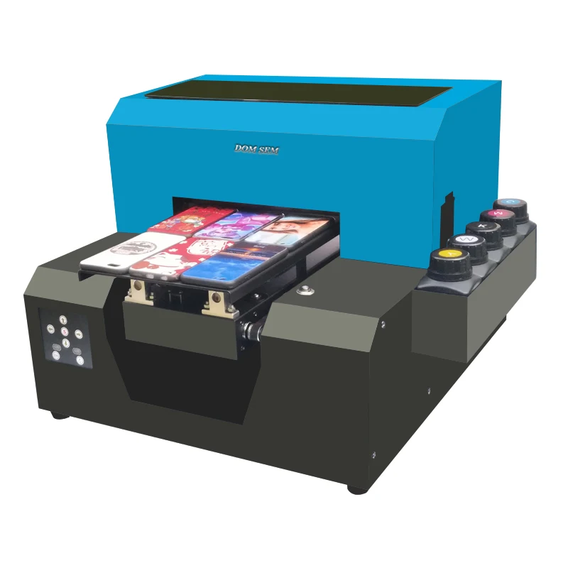 Hot Sale 3D Small UV LED Flatbed Printer With 6 Color A4 Digital UV Printer Wooden Phone Case
Hot Sale 3D Small UV LED Flatbed Printer With 6 Color A4 Digital UV Printer Wooden Phone Case
