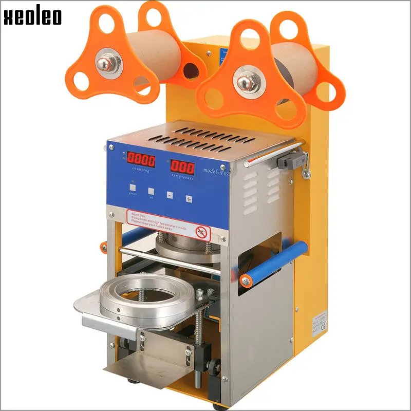 Xeoleo Automatic Bubble tea machine Cup sealing machine 400cups/H Digital Count Cup sealer For 90/95mm Coffee/Milk tea cup
Xeoleo Automatic Bubble tea machine Cup sealing machine 400cups/H Digital Count Cup sealer For 90/95mm Coffee/Milk tea cup