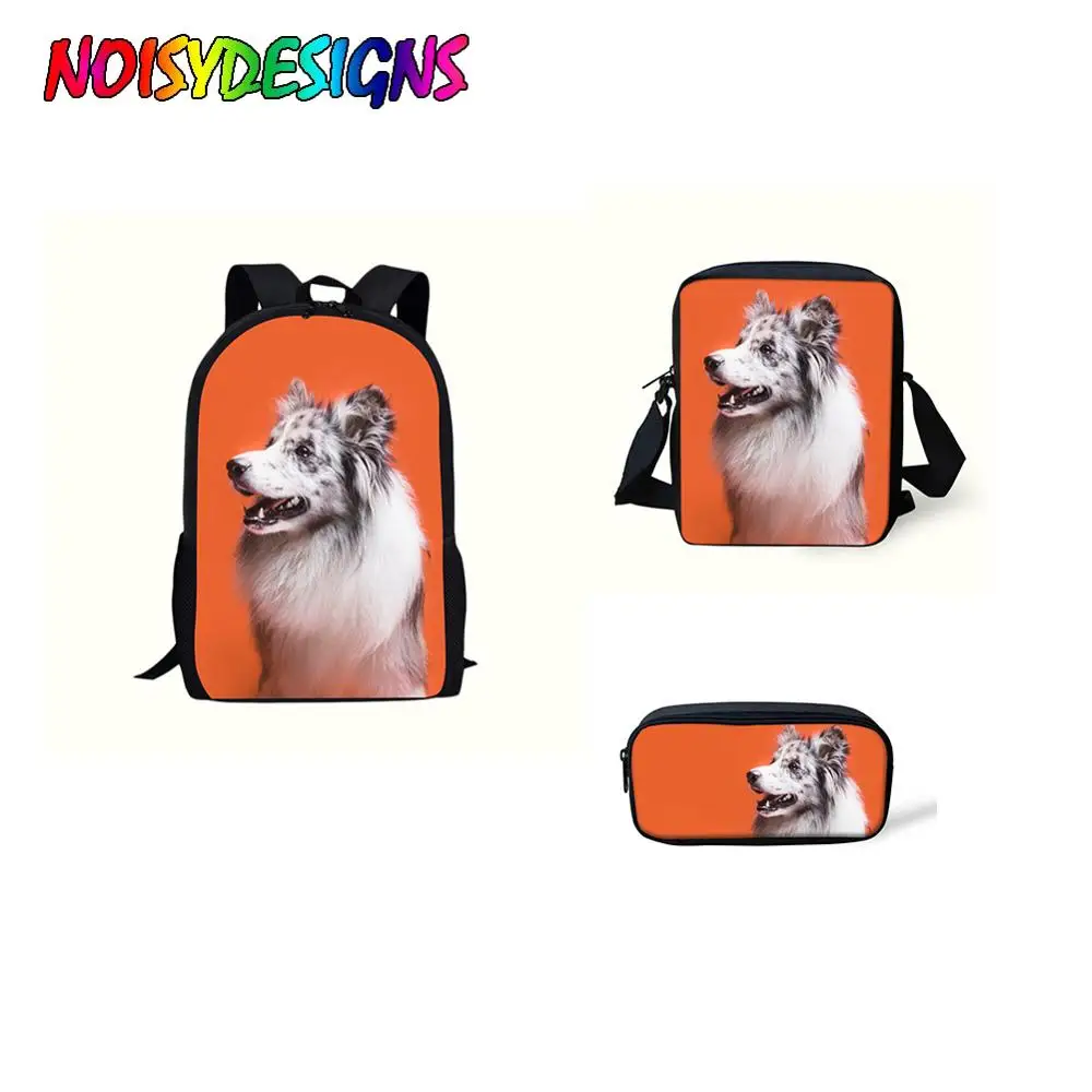 NOISYDESIGNS Teen Backpack School Bags for Teenagers Girls Border Collie Designs Pencil Box Animals Dog Bag Mochila Escolar
NOISYDESIGNS Teen Backpack School Bags for Teenagers Girls Border Collie Designs Pencil Box Animals Dog Bag Mochila Escolar