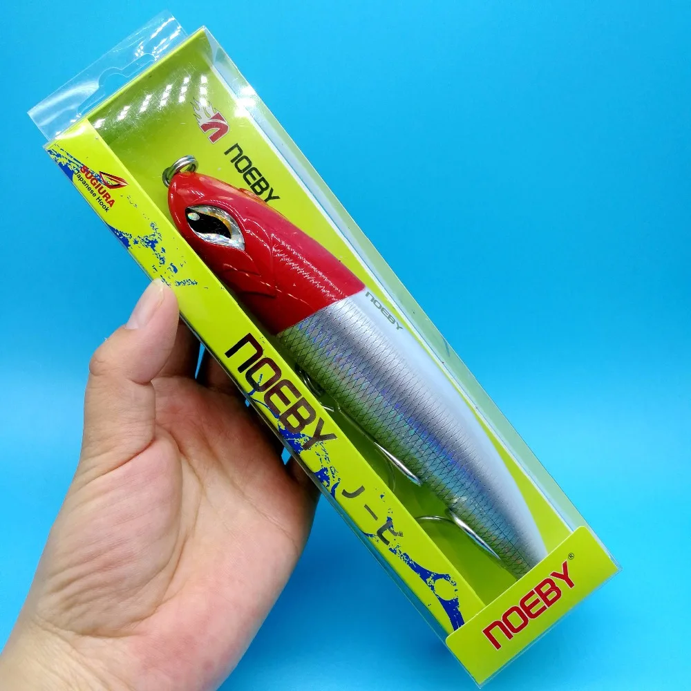 NOEBY 1pcs NEW Sinking bait 126.5g/185mm Variable Sinking pencil lure 4colors big Marlin Tuna Trolling Fishing Lures
NOEBY 1pcs NEW Sinking bait 126.5g/185mm Variable Sinking pencil lure 4colors big Marlin Tuna Trolling Fishing Lures
