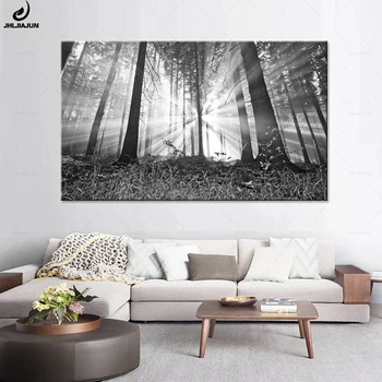 JHLJIAJUN Canvas Painting Noridc Forest Lanscape Sunrise Plants Tree Black White Prints And Posters Home Decor Wall Art No Frame
JHLJIAJUN Canvas Painting Noridc Forest Lanscape Sunrise Plants Tree Black White Prints And Posters Home Decor Wall Art No Frame
