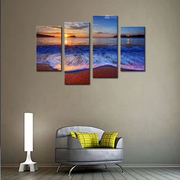 4 Panel Seascape Canvas Painting Sea Wave Beach Wall Art Picture For Living Room Modern Printing Unframed
4 Panel Seascape Canvas Painting Sea Wave Beach Wall Art Picture For Living Room Modern Printing Unframed