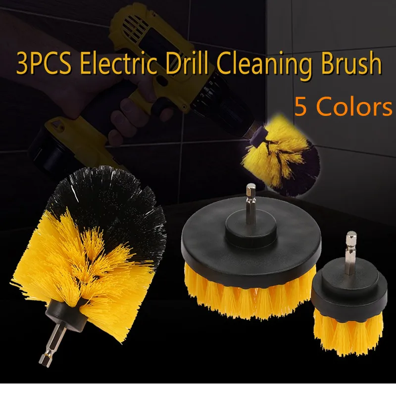 3pcs/set Electric Drill Brush Kit Tile Grout Scrubber Cleaning Drill Nylon Brushes Tub Cleaner Kit Nylon Grinding Polishing Tool
3pcs/set Electric Drill Brush Kit Tile Grout Scrubber Cleaning Drill Nylon Brushes Tub Cleaner Kit Nylon Grinding Polishing Tool