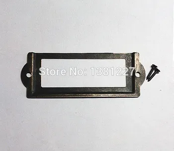 Wholesale 83*30mm Gift tag frame Business card Label holder Insert clip Card frame Classification label box Bronze50 pcs/lot
Wholesale 83*30mm Gift tag frame Business card Label holder Insert clip Card frame Classification label box Bronze50 pcs/lot