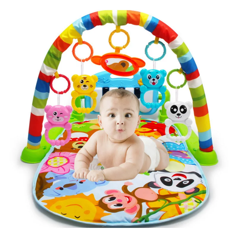 Baby playmat Kids Fitness Rack Piano Keyboard with Cute Animal Blanket Rattles Toys Baby Gym Crawling Activity Mat Educational
Baby playmat Kids Fitness Rack Piano Keyboard with Cute Animal Blanket Rattles Toys Baby Gym Crawling Activity Mat Educational