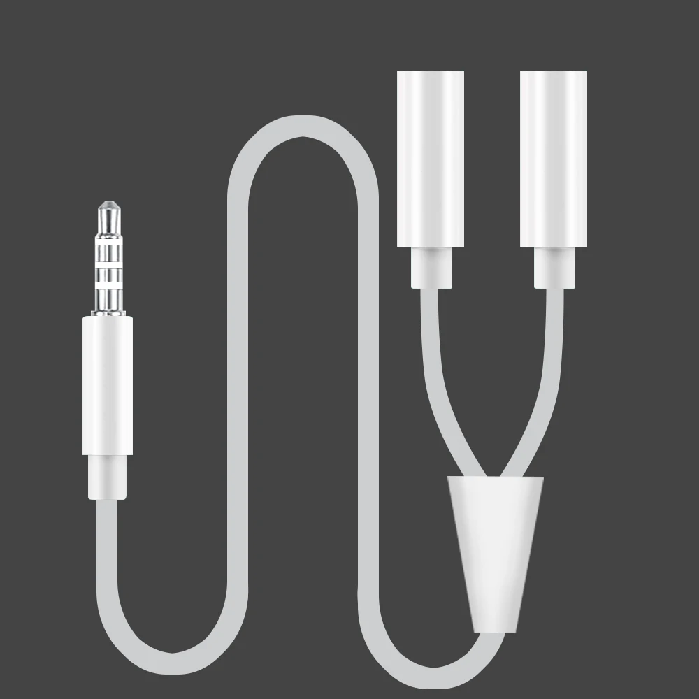 3.5mm Jack Audio Cable Splitter 1 in 2 out Aux audio Cables Cord for Computer Cellphone pc laptop
3.5mm Jack Audio Cable Splitter 1 in 2 out Aux audio Cables Cord for Computer Cellphone pc laptop
