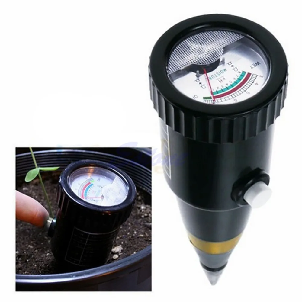New Soil PH Level Moisture Light Tester Meter Flower Plant Crop Hydroponics Analyzer
New Soil PH Level Moisture Light Tester Meter Flower Plant Crop Hydroponics Analyzer
