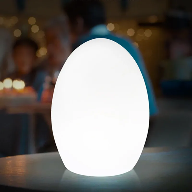USB Rechargeable RGB Egg Led Night Light Outdoor Desk Multicolor Pub Club KTV Atmosphere Lamp Light with Remote controller
USB Rechargeable RGB Egg Led Night Light Outdoor Desk Multicolor Pub Club KTV Atmosphere Lamp Light with Remote controller
