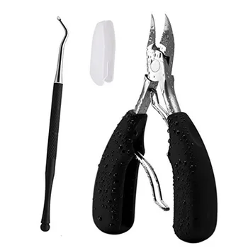 Toenail Clippers Trimmer Pedicure Kits Stainless steel rubber handle Toenail Clipper for Thick or Ingrown Toenails with Cleaner
Toenail Clippers Trimmer Pedicure Kits Stainless steel rubber handle Toenail Clipper for Thick or Ingrown Toenails with Cleaner