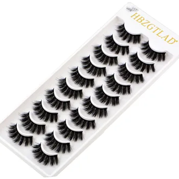 HBZGTLAD 10 pairs natural false eyelashes fake lashes long makeup 3d mink eyelashes eyelash extension mink eyelashes for beauty
HBZGTLAD 10 pairs natural false eyelashes fake lashes long makeup 3d mink eyelashes eyelash extension mink eyelashes for beauty