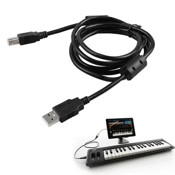High Quality Black Music Keyboard Connectors USB 2.0 Cable Silver-plated Suitable for Korg microKEY TRITON MIDI Controller
High Quality Black Music Keyboard Connectors USB 2.0 Cable Silver-plated Suitable for Korg microKEY TRITON MIDI Controller