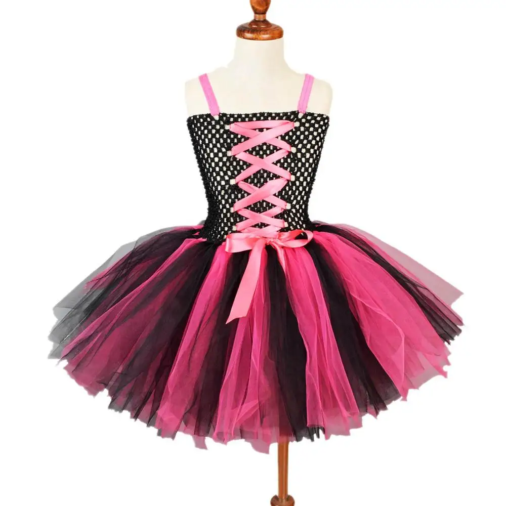 Hot Pink Black Fluffy Tutu Dress for Girls Baby Birthday Party Tulle Dress Kids Halloween Costume Toddler Photo Props 0-12Y
Hot Pink Black Fluffy Tutu Dress for Girls Baby Birthday Party Tulle Dress Kids Halloween Costume Toddler Photo Props 0-12Y