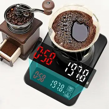 3/5/10kg Digital Coffee Electronic Kitchen Scale with Timing USB Power Socket Weighing Scale For Home Kitchen Tools
3/5/10kg Digital Coffee Electronic Kitchen Scale with Timing USB Power Socket Weighing Scale For Home Kitchen Tools