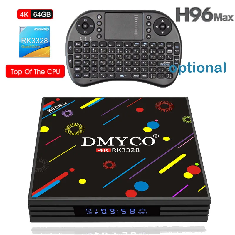 H96 Max H4 Android 7.1 TV Box RK3328 Quad Core 4K 4GB 64GB Smart TV box VP9 HDR10 USB3.0 WiFi BT 4.0 4K Media Player H96 Max++++
H96 Max H4 Android 7.1 TV Box RK3328 Quad Core 4K 4GB 64GB Smart TV box VP9 HDR10 USB3.0 WiFi BT 4.0 4K Media Player H96 Max++++