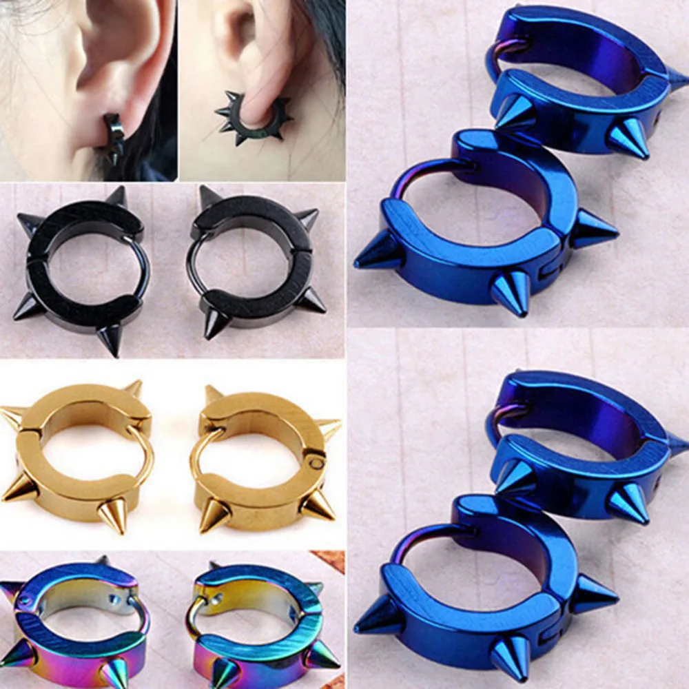 Women Jewelry Cool Stud Earrings Titanium Steel Piercing Earrings Women Punk Rock Earring Rivet Spike Ear Stud Wholesale 1Pair
Women Jewelry Cool Stud Earrings Titanium Steel Piercing Earrings Women Punk Rock Earring Rivet Spike Ear Stud Wholesale 1Pair