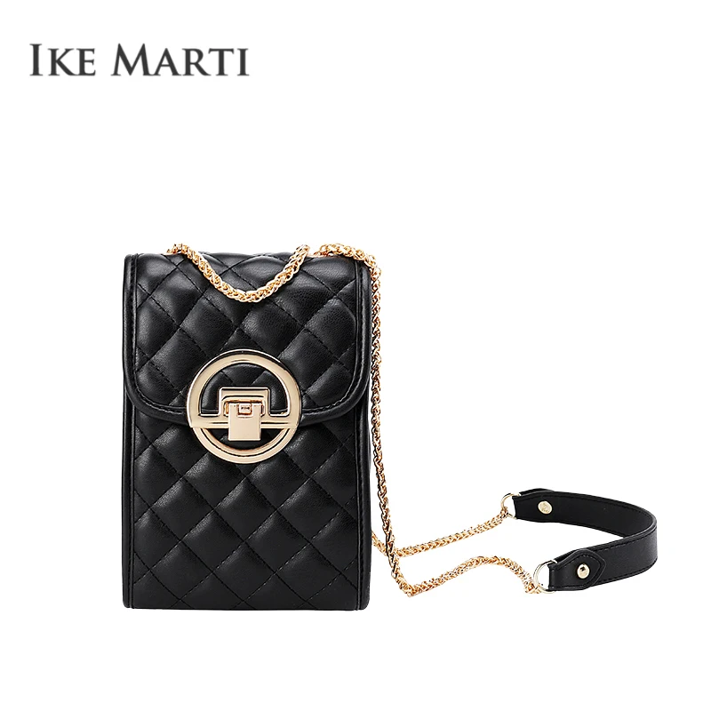 IKE MARTI Phone Bag and Wallet Small Mini Multi Pocket Purses and Handbags Golden Chain Fashion Black Party Shoulder Bag Female
IKE MARTI Phone Bag and Wallet Small Mini Multi Pocket Purses and Handbags Golden Chain Fashion Black Party Shoulder Bag Female