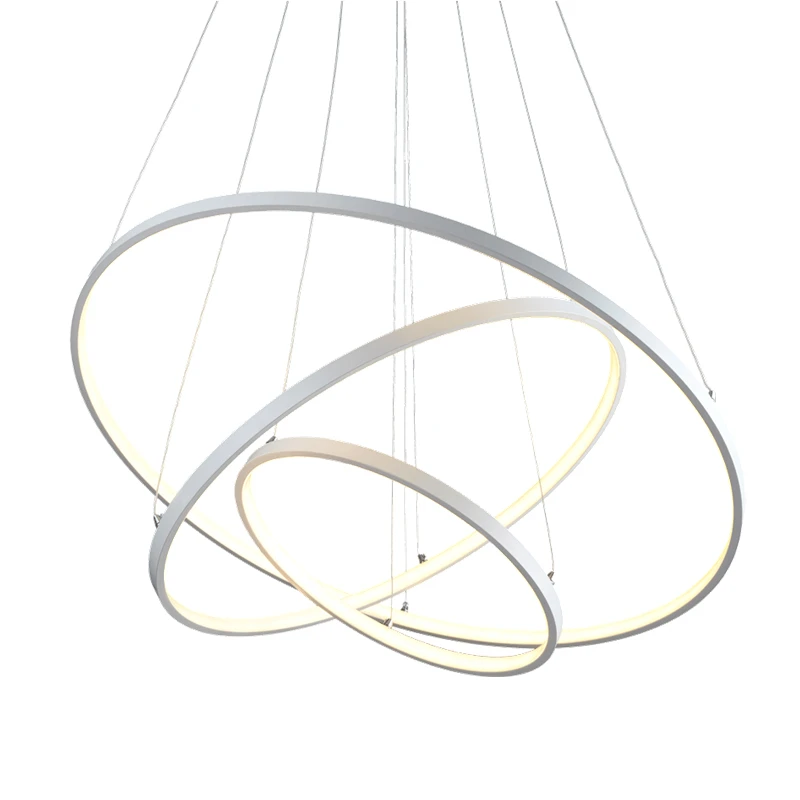 Post modern living room chandelier creative led simple personalized art aluminum round ring bedroom restaurant Acrylic droplight
Post modern living room chandelier creative led simple personalized art aluminum round ring bedroom restaurant Acrylic droplight