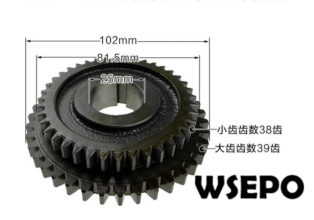 OEM Quality! Driven Double Gear 25mm Bore for 178F/186F/L70/L100/188F Diesel Engine Powered Cultivator/Garden Tillers
OEM Quality! Driven Double Gear 25mm Bore for 178F/186F/L70/L100/188F Diesel Engine Powered Cultivator/Garden Tillers