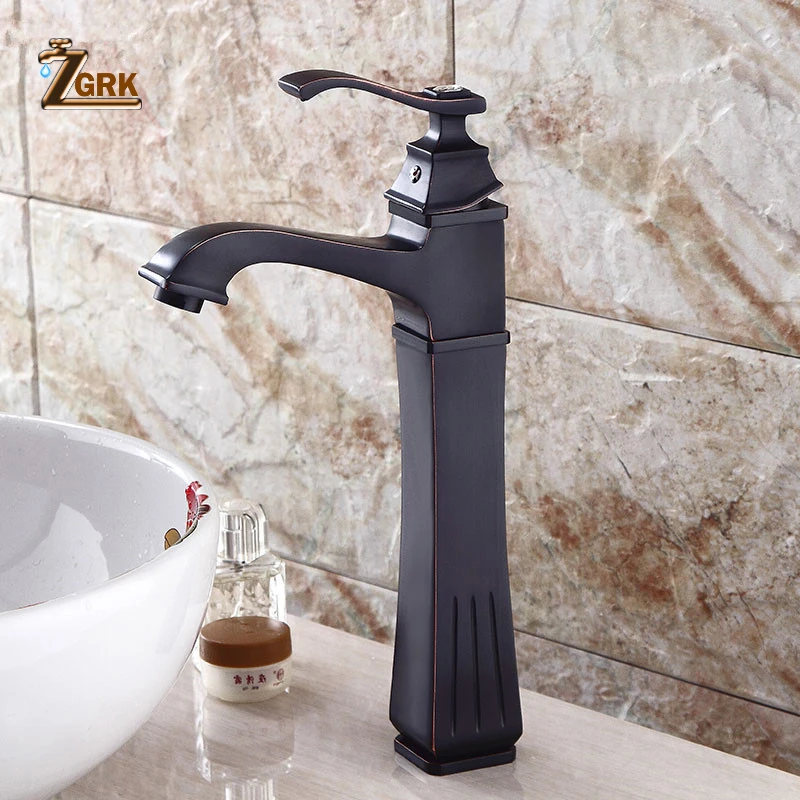 ZGRK Basin Faucets Oil Rubbed Bronze Brass Faucet Black Tall Bathroom Faucet Bath Basin Mixer Tap Hot and Cold Sink Faucet
ZGRK Basin Faucets Oil Rubbed Bronze Brass Faucet Black Tall Bathroom Faucet Bath Basin Mixer Tap Hot and Cold Sink Faucet