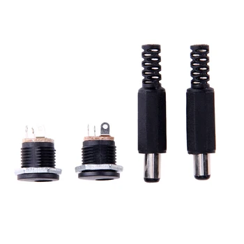10 Pairs 2.1x5.5mm Male Plug + Female Socket Panel Mount Jack DC Connector Adapter 12V/3A for DC Power Supply Jack Socket
10 Pairs 2.1x5.5mm Male Plug + Female Socket Panel Mount Jack DC Connector Adapter 12V/3A for DC Power Supply Jack Socket