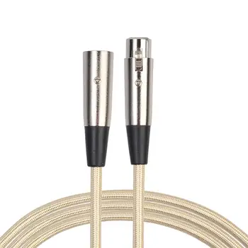 0.3m/1m/1.8m/3m Microphone Audio Cable 3 Pin XLR Male to Female Extension Audio Braided Shielding Mic Cable Gold Wire Line
0.3m/1m/1.8m/3m Microphone Audio Cable 3 Pin XLR Male to Female Extension Audio Braided Shielding Mic Cable Gold Wire Line