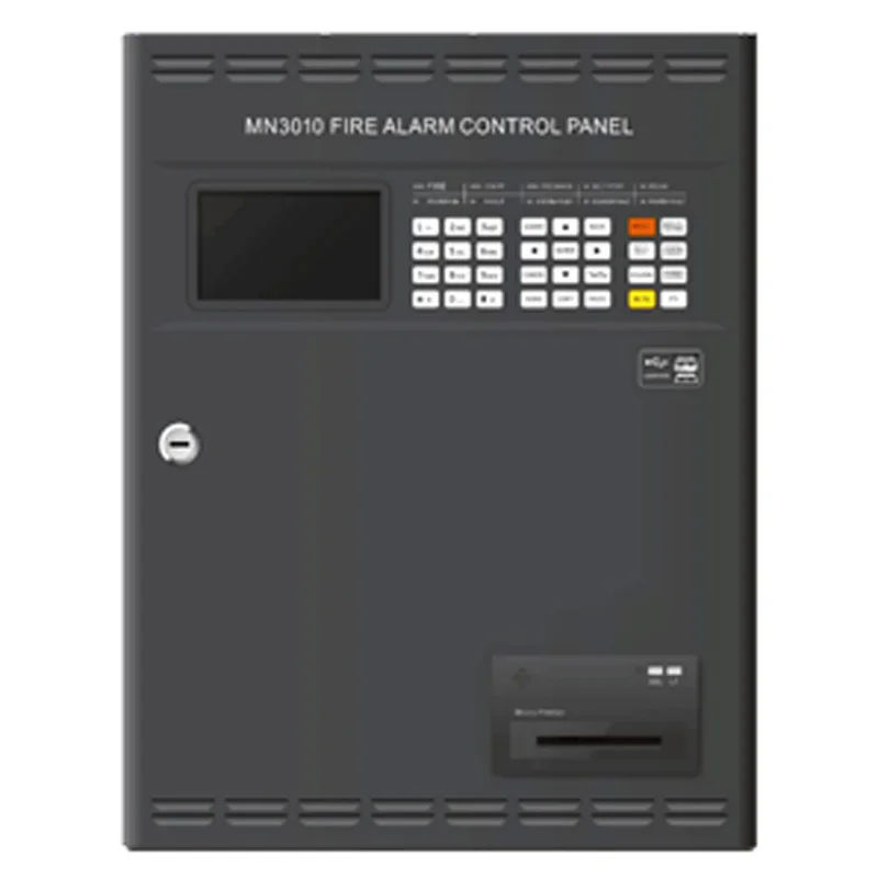 Адресуемая панель управления пожарной сигнализации intelligent FACP 1 петля для 100 точек
