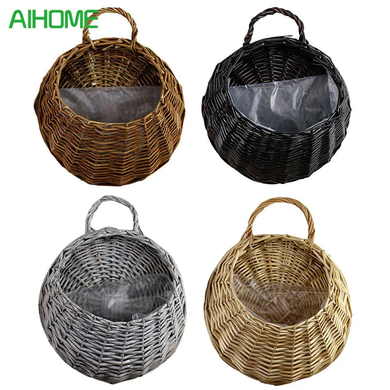 2018 Multi Colors Hand Made Wicker Rattan Flower Basket Nest Flower Pot Planter Hanging Vase Container Home Hanging Decoration
2018 Multi Colors Hand Made Wicker Rattan Flower Basket Nest Flower Pot Planter Hanging Vase Container Home Hanging Decoration
