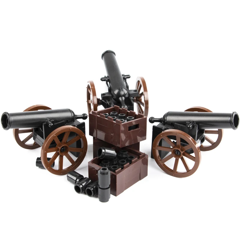 HOT Military Army Roman Soldiers Medieval Cannon Weapons Model Parts Building Block toy Medieval Cannon Accessories Model blocks
HOT Military Army Roman Soldiers Medieval Cannon Weapons Model Parts Building Block toy Medieval Cannon Accessories Model blocks