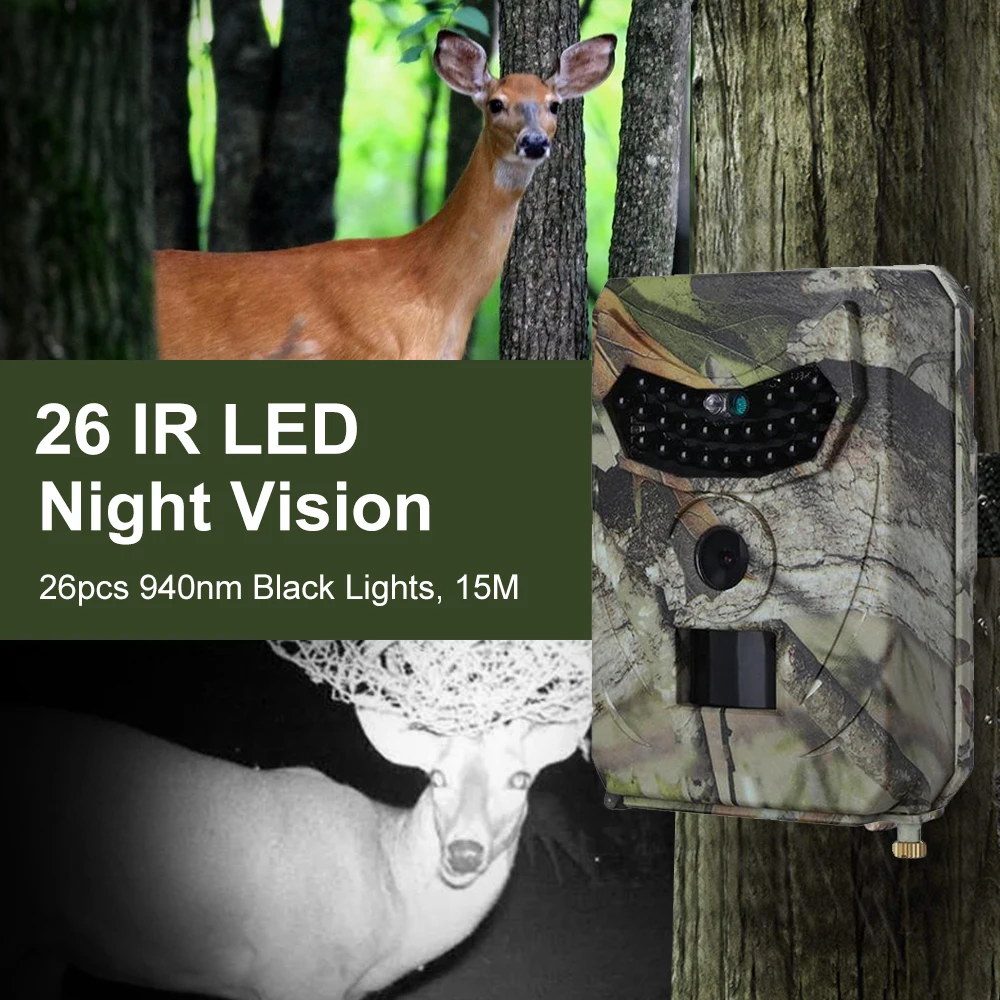 Vertvie PR200 Outdoor 1080P Photo Traps Night Vision Wildlife infrared Hunting Camera Trail IP56 Waterproof Wildlife Cameras
Vertvie PR200 Outdoor 1080P Photo Traps Night Vision Wildlife infrared Hunting Camera Trail IP56 Waterproof Wildlife Cameras