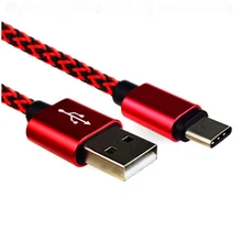 Free Shipping USB 3.1 Type-C Strong Braided Cable for New MacBook for OnePlus Two 2 for XiaoMi 4C, for LeTV 1S for Nokia N1