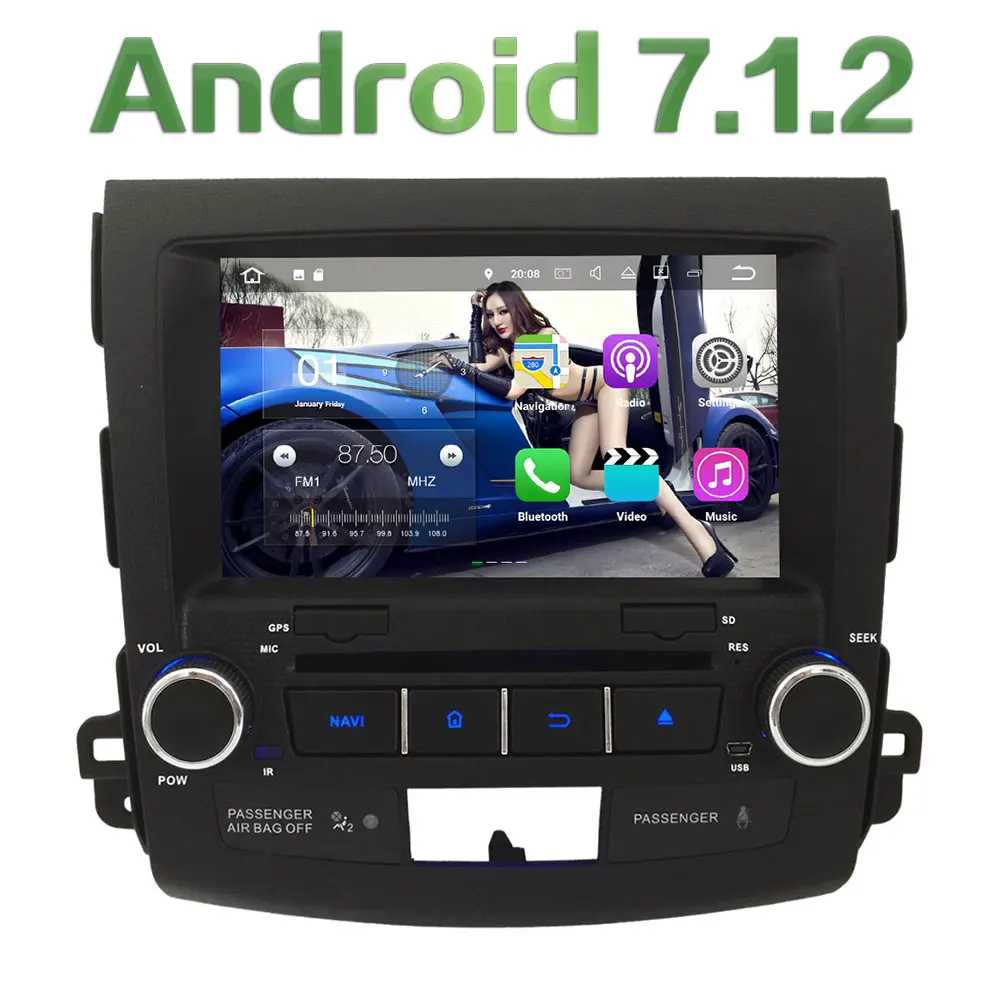 8'' Quad Core Android 7.1.2 2GB RAM 4G Car DVD Player Radio For Mitsubishi Outlander/Peugeot 4007/Citroen C-Crosser 2006-2012
8'' Quad Core Android 7.1.2 2GB RAM 4G Car DVD Player Radio For Mitsubishi Outlander/Peugeot 4007/Citroen C-Crosser 2006-2012