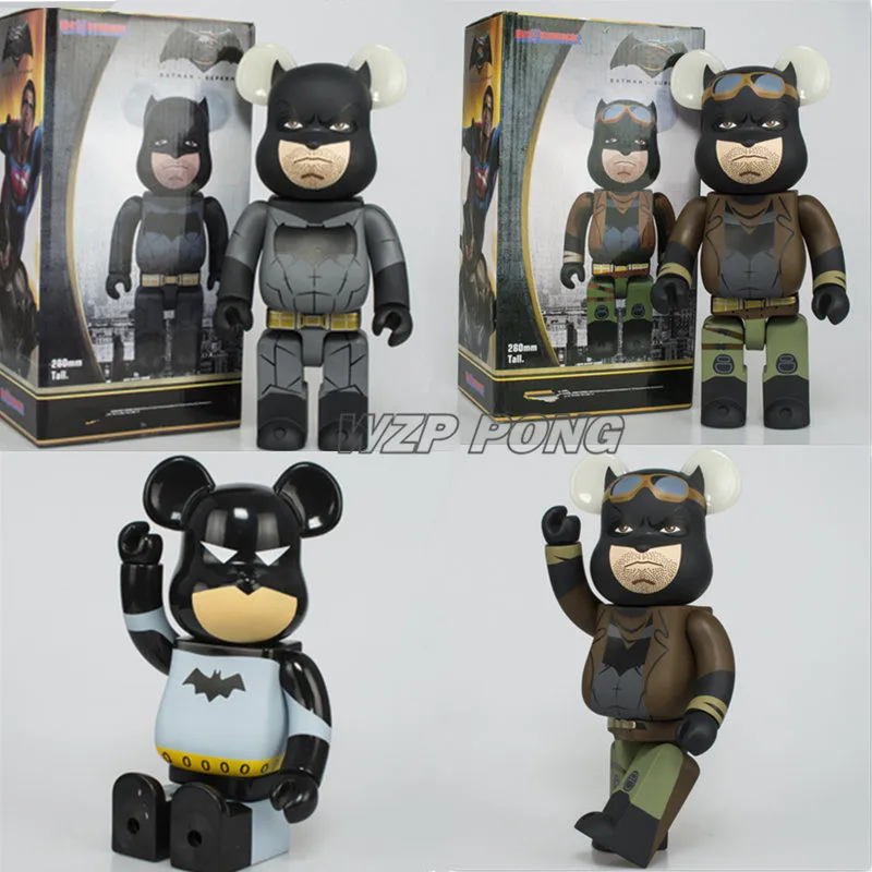 28CM Batman Bearbrick Action Figure 400% PVC Be@rbrick The Dark Knight Doll figure Toy Collection Fashion Bearbrick Toys Gift
28CM Batman Bearbrick Action Figure 400% PVC Be@rbrick The Dark Knight Doll figure Toy Collection Fashion Bearbrick Toys Gift
