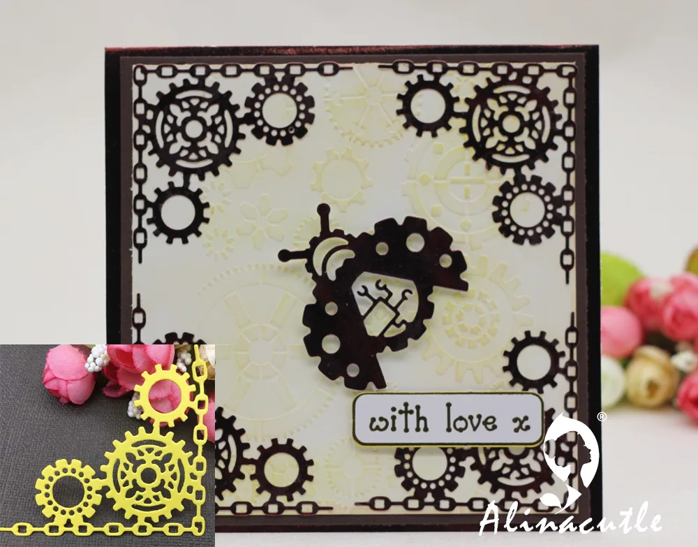 AlinaCraft METAL CUTTING DIES cut gear wheels edge corner steampunk Scrapbook paper craft card album punch embossing art cutter
AlinaCraft METAL CUTTING DIES cut gear wheels edge corner steampunk Scrapbook paper craft card album punch embossing art cutter
