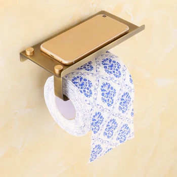 Stainless Steel Bathroom Toilet Roll Paper Holder Wall Mount Bathroom WC Paper Phone Holder with Storage Shelf Rack
Stainless Steel Bathroom Toilet Roll Paper Holder Wall Mount Bathroom WC Paper Phone Holder with Storage Shelf Rack
