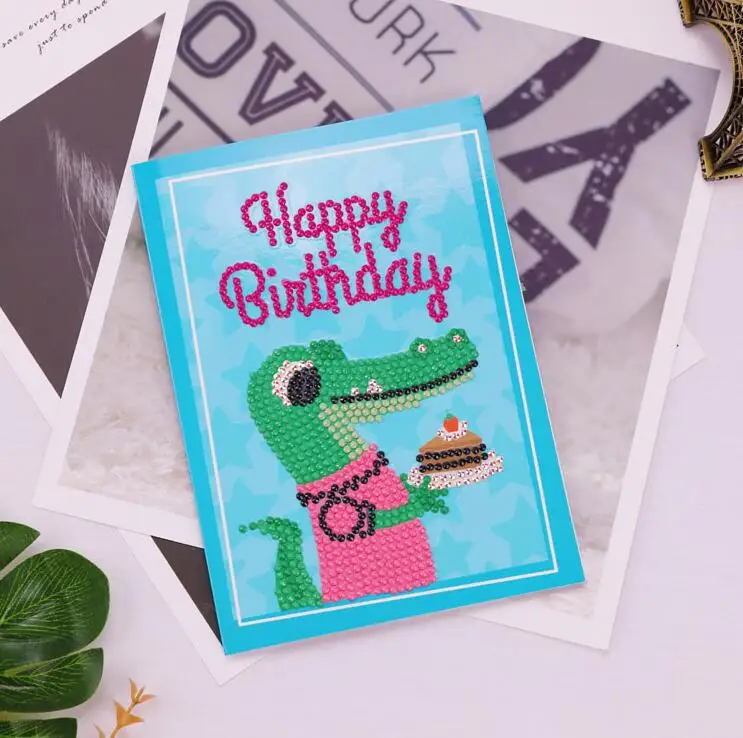 birthday card diamond painting