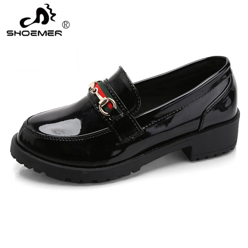 SHOEMER Spring Flats Women Shoes Bowtie Loafers Patent Leather Elegant Low Heels Slip On Footwear Female Pointed Toe Thick Heel
SHOEMER Spring Flats Women Shoes Bowtie Loafers Patent Leather Elegant Low Heels Slip On Footwear Female Pointed Toe Thick Heel