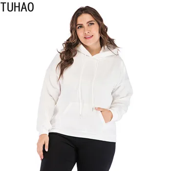 TUHAO Autumn winter Women Sweatshirts Large size 5XL 4XL 3XL Female Loose Lantern Sleeve Hooded Velvet Lady hoodies LW76
TUHAO Autumn winter Women Sweatshirts Large size 5XL 4XL 3XL Female Loose Lantern Sleeve Hooded Velvet Lady hoodies LW76