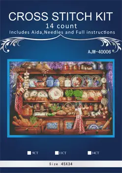 oneroom Embroidery Counted Cross Stitch Kits Needlework - Crafts 14 ct DMC DIY Arts Handmade Decor - Mum's Kitchen Dresser
oneroom Embroidery Counted Cross Stitch Kits Needlework - Crafts 14 ct DMC DIY Arts Handmade Decor - Mum's Kitchen Dresser