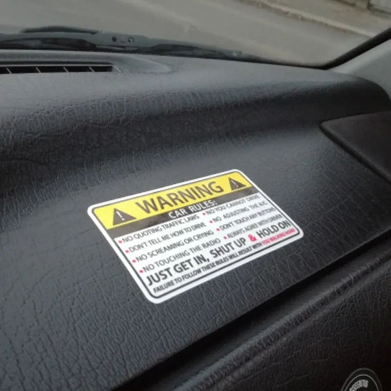 Car Safety Warning Rules Decal PVC Sticker For VW Audi Honda BMW Toyota Ford Dashboard Seat Trunk Windshield Armrest Body Window
Car Safety Warning Rules Decal PVC Sticker For VW Audi Honda BMW Toyota Ford Dashboard Seat Trunk Windshield Armrest Body Window
