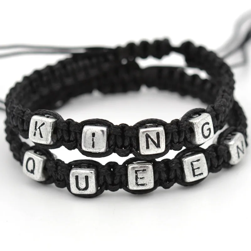 Rope Chain Trendy King Queen Gift Pulseira Feminina Love Lucky Charm Bracelets & Bangles For Women Men Handmade
Rope Chain Trendy King Queen Gift Pulseira Feminina Love Lucky Charm Bracelets & Bangles For Women Men Handmade