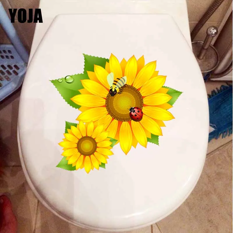 YOJA 23X20.4CM Toilet Decal Wall Sticker Simple Cartoon Sunflower Flowers And Bee BedRoom Home Decor T5-1026
YOJA 23X20.4CM Toilet Decal Wall Sticker Simple Cartoon Sunflower Flowers And Bee BedRoom Home Decor T5-1026