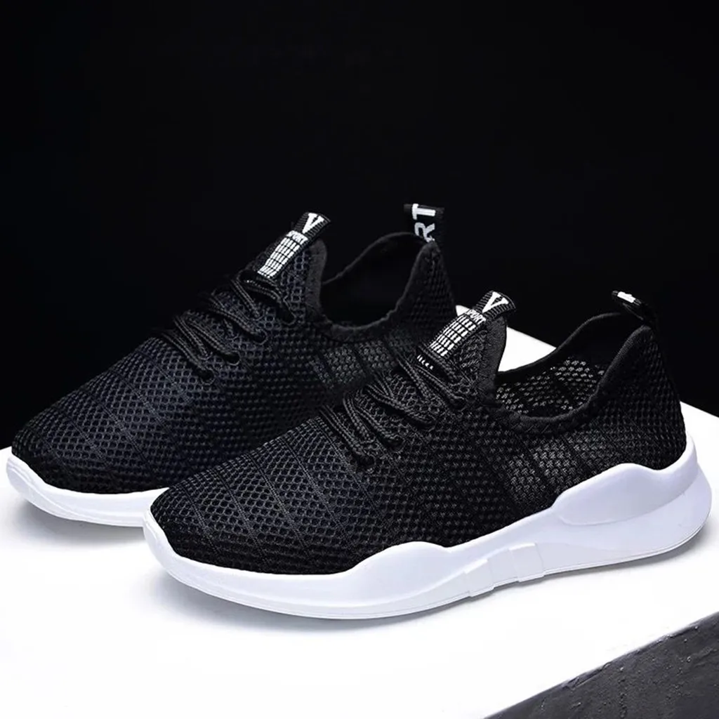 KANCOLLE Ladies Fashion Casual Leisure Mesh Breathable Sneakers Anti-Slip Walking Comfortable Outdoor Sport Running Shoes 104#4