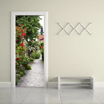 2017 The Medieval Town Of Roses Imitation 3D Wooden Doors Refurbished Self-adhesive Decoration
2017 The Medieval Town Of Roses Imitation 3D Wooden Doors Refurbished Self-adhesive Decoration