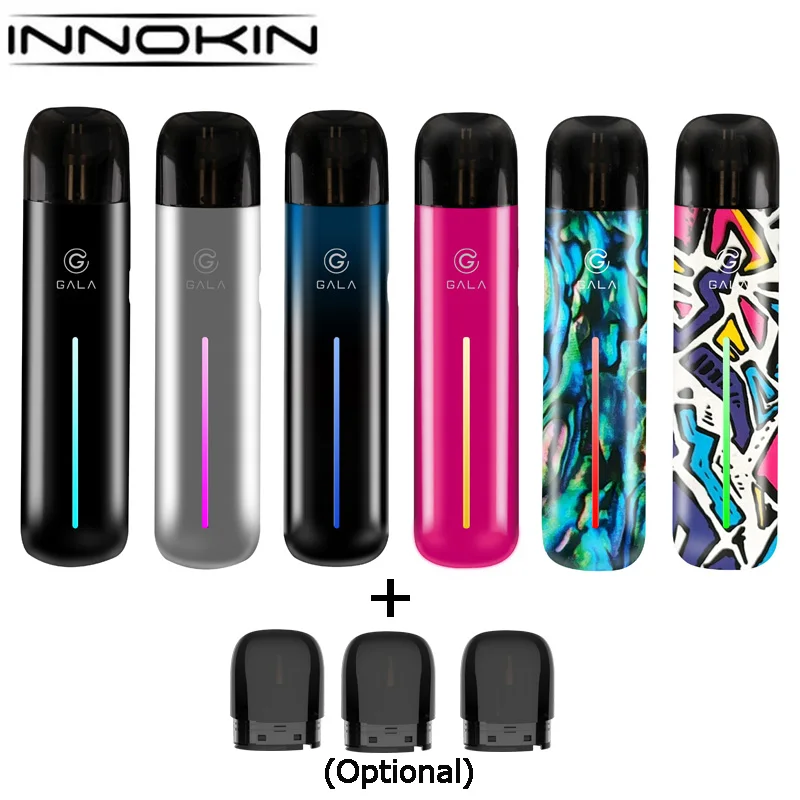 Original Innokin GALA Pod System Kit 500mAh Battery 0.5ohm Plex3D Mesh Coil 2ml Ceramic Pod Cartridge Electronic Cigarette Vape
Original Innokin GALA Pod System Kit 500mAh Battery 0.5ohm Plex3D Mesh Coil 2ml Ceramic Pod Cartridge Electronic Cigarette Vape