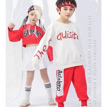 Kids Jazz Dancing Costumes Girls Boys Ballroom Hip Hop Dance Clothes T Shirt Tops Jogger Pants Skirt Children dance wear outfits
Kids Jazz Dancing Costumes Girls Boys Ballroom Hip Hop Dance Clothes T Shirt Tops Jogger Pants Skirt Children dance wear outfits