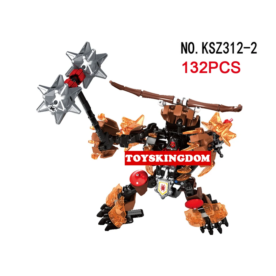 HOT Nexus nick knights moltor evil mech robot moc building block devil figures bricks toys for children gifts
HOT Nexus nick knights moltor evil mech robot moc building block devil figures bricks toys for children gifts